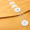 Brown envelopes for business use Royalty Free Stock Photo