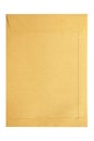 Brown envelopes document isolated on white Royalty Free Stock Photo