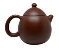 Brown ÃÂeramic isolated retro-styled teapot for ceremony