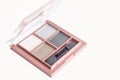 Brown eye shadow palette Royalty Free Stock Photo