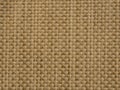 Brown fabric texture background, Linen fabric with sackcloth, Clothing background, Pattern of sacking, Close up. - Image Royalty Free Stock Photo