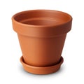 Brown flower or plant pot