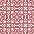 Brown flowers pattern Royalty Free Stock Photo
