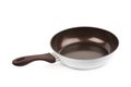 Brown frying pan isolated Royalty Free Stock Photo