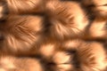 Brown Fur Texture Background, Wild Animal Hair Pattern, Fluffy Wool Mockup, Abstract Generative AI Illustration Royalty Free Stock Photo