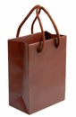 Brown gift bag 1 Royalty Free Stock Photo