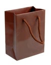 Brown gift bag 2 Royalty Free Stock Photo