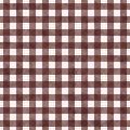 Brown Gingham Pattern Repeat Background