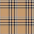 Brown Glen Plaid textured Seamless Pattern