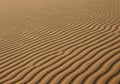 Brown and Gold Sand Dune Texture with Wave Pattern Royalty Free Stock Photo