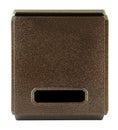Brown grain metal serface letter box