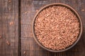 Brown grain rice variety Royalty Free Stock Photo