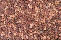 Brown gravel as background