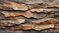 Brown and Gray Rough Hewn Stone Wall Texture Royalty Free Stock Photo