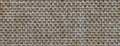 Brown and gray woven textile texture background, macro. Fabric material backdrop with weave pattern Royalty Free Stock Photo
