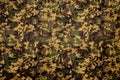 brown and green camouflage fabric