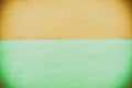 Brown and green  color wall paint  border,frame,banner and display background Royalty Free Stock Photo