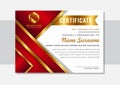 Luxury certificate or diploma template. Royalty Free Stock Photo