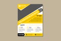 Vertical layout flyer design template of home renovation and construction services Royalty Free Stock Photo