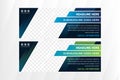 Abstract banner design web template Set, Horizontal header web banner. Royalty Free Stock Photo