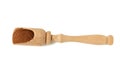 Brown ground cinnamon in a wooden spoon Royalty Free Stock Photo