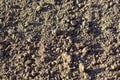 Brown ground surface. Close up natural background.