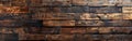 Brown Grunge Rustic Oak Wood Texture for Floors, Walls, and Tables - Parquet Pattern with Laminate Banner Royalty Free Stock Photo