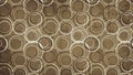 Brown Grunge Seamless Geometric Circle Background Pattern Design
