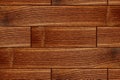 Brown grunge wood tiles texture abstract background Royalty Free Stock Photo