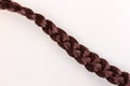 Brown hair braid Royalty Free Stock Photo