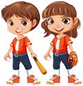 Brown hair colour baseball player