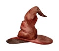 Brown Halloween witch hat