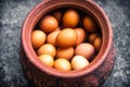 Brown hen eggs Royalty Free Stock Photo