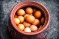 Brown hen eggs Royalty Free Stock Photo