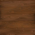 Brown horizontal wooden planks, board, table or floor surface. Wood texture. Vector illustration