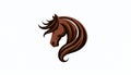 Brown Horse Head Profile Illustration Royalty Free Stock Photo