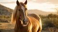 Golden Hour Horse: Stunning Stillness Captured In Golden Light