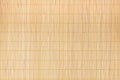 Brown japanese bamboo sushi mat background Royalty Free Stock Photo