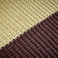 Brown knitting wool, texture backgrounds. Royalty Free Stock Photo