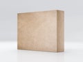 Brown Kraft Cardbord Gift Box Mockup Royalty Free Stock Photo