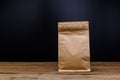 Aluminium foil coffee bag Royalty Free Stock Photo