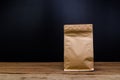 Aluminium foil coffee bag Royalty Free Stock Photo