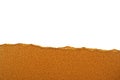 Brown lacerated paper for your illustrations Royalty Free Stock Photo