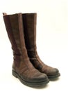 Brown leather boots isolated Royalty Free Stock Photo