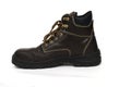 Brown leather boots with very cool laces, perfect for teenagers