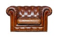 Brown leather chair Royalty Free Stock Photo