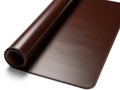 Brown leather desk mat Royalty Free Stock Photo