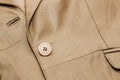 Brown leather jacket texture, genuine soft leather. Royalty Free Stock Photo