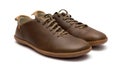 Brown Leather Men Shoes Royalty Free Stock Photo