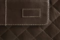 Brown leather pattern Royalty Free Stock Photo